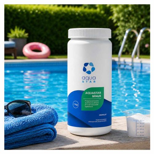 Środek do obniżania pH wody Polgar Aquastar Minus 1kg granulat basenowy