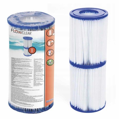 Filtr do pompy basenowej Bestway Typ I 1249l/h wkład filtrujący 2 sztuki