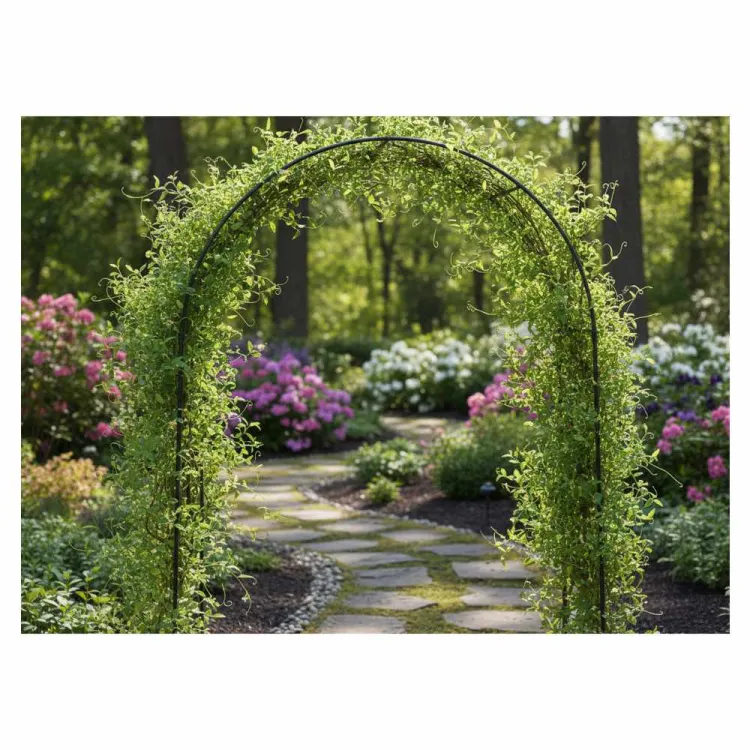 Pergola ogrodowa Garden Line 140x38x240cm stalowa malowana proszkowo z kotwami