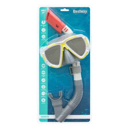 Maska do nurkowania Bestway Dominator II z fajką regulowana UV 14+