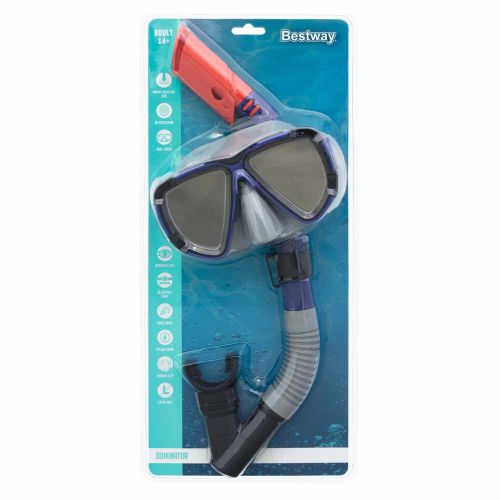 Maska do nurkowania Bestway Dominator II z fajką regulowana UV 14+