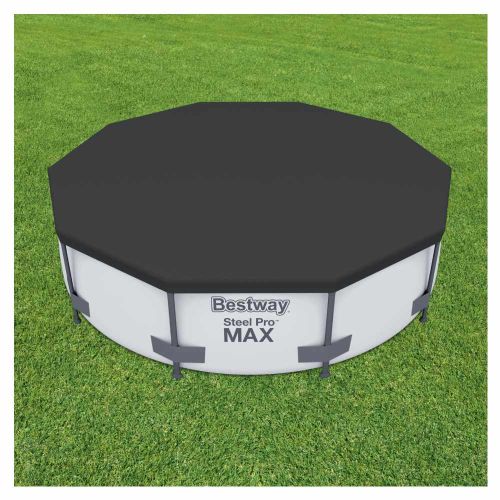 Pokrywa basenowa Bestway Steel Pro Max 3,05m okrągła z linką zabezpieczającą