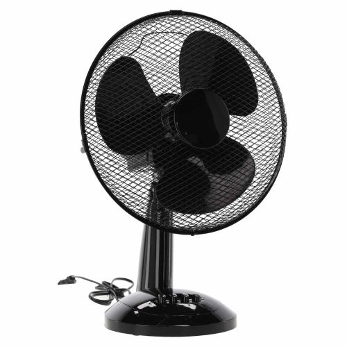 Wentylator biurkowy Backhome Living FAN9042 40W 34cm 3-stopniowy czarny