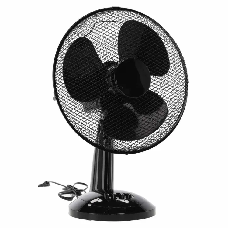 Wentylator biurkowy Backhome Living FAN9042 40W 34cm 3-stopniowy czarny