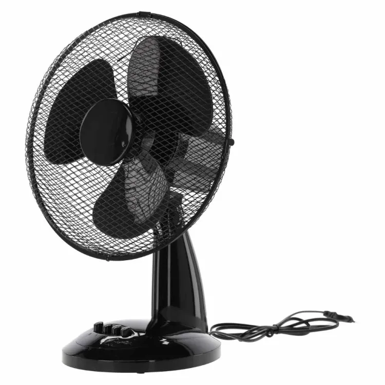 Wentylator biurkowy Backhome Living FAN9042 40W 34cm 3-stopniowy czarny