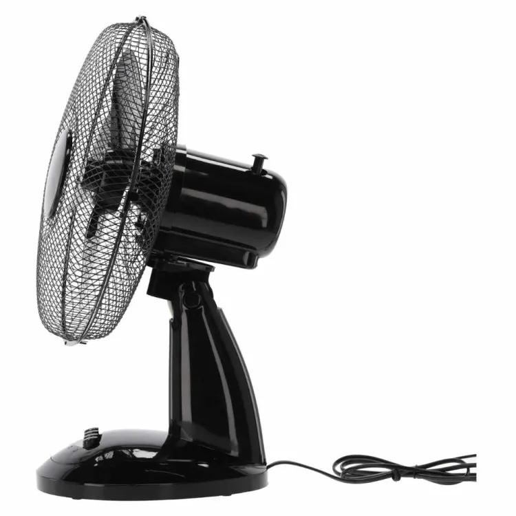 Wentylator biurkowy Backhome Living FAN9042 40W 34cm 3-stopniowy czarny