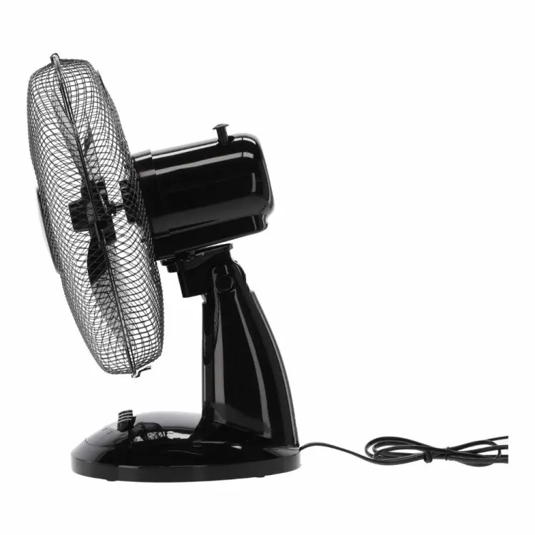 Wentylator biurkowy Backhome Living FAN9042 40W 34cm 3-stopniowy czarny