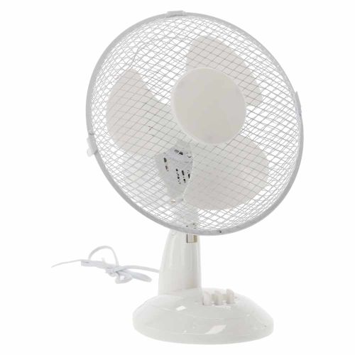 Wentylator biurkowy Backhome Living FAN9028 40W 34cm 3-stopniowy biały