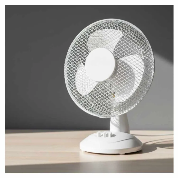 Wentylator biurkowy Backhome Living FAN9028 40W 34cm 3-stopniowy biały