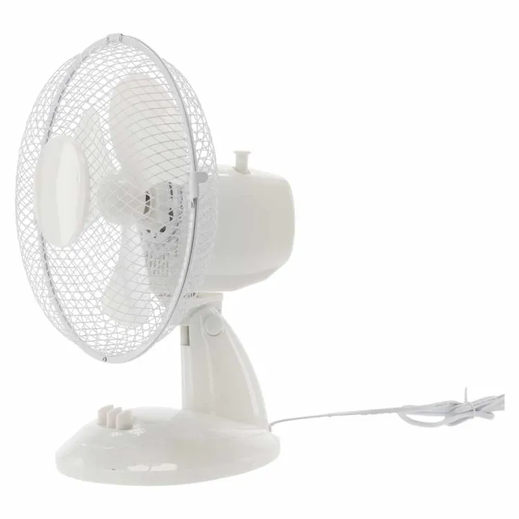 Wentylator biurkowy Backhome Living FAN9028 40W 34cm 3-stopniowy biały