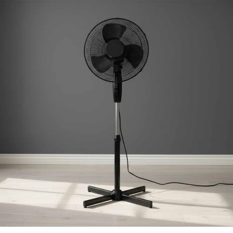 Wentylator stojący Backhome Living 45W 41cm 3-stopniowy regulowany czarny