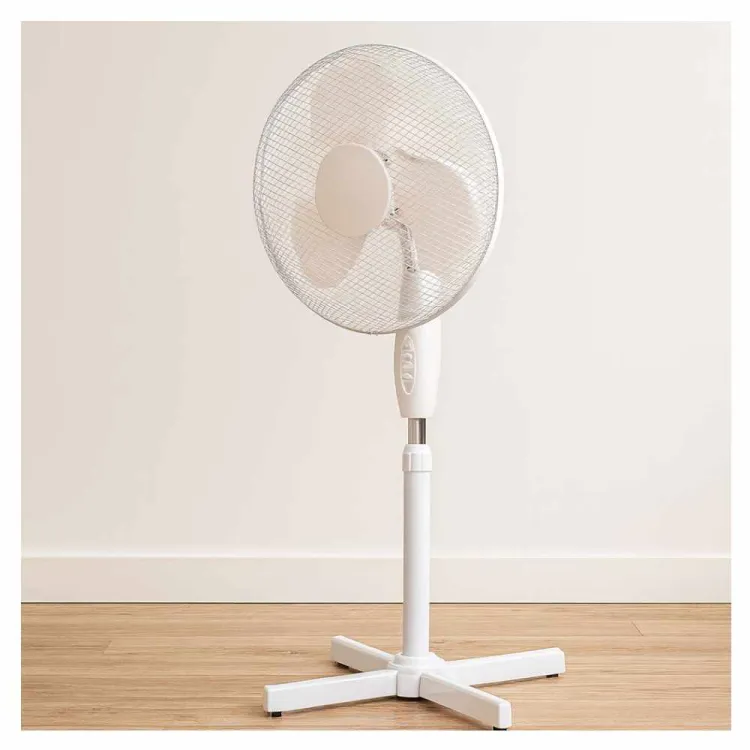 Wentylator stojący Backhome Living FAN9004 45W 41cm 3-stopniowy biały
