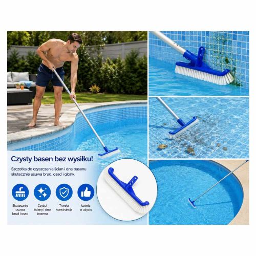 Szczotka basenowa Aqua Star P-S-P1401BU 45cm do czyszczenia ścian i dna