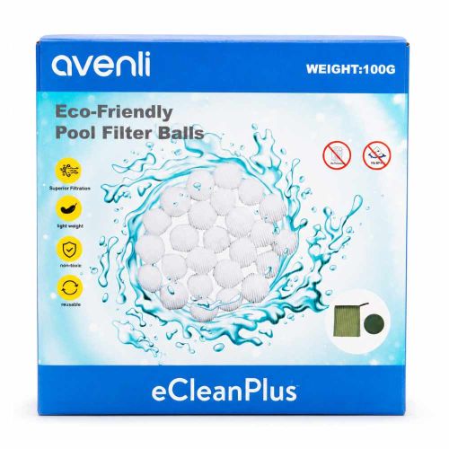 Kule filtracyjne Avenli CleanPlus 100g wielokrotnego użytku do filtrów basenowych