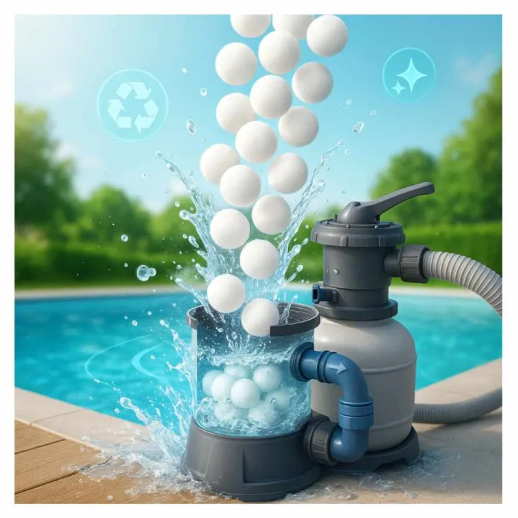 Kule filtracyjne Avenli CleanPlus 100g wielokrotnego użytku do filtrów basenowych