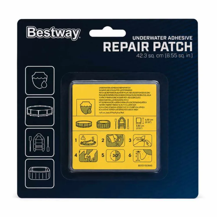 Łatki naprawcze Bestway 62091 samoprzylepne pod wodę do basenów i materacy