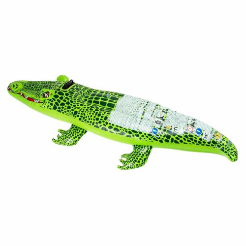 Dmuchany krokodyl do pływania SunClub Crocodile Rider 142x68cm zielony