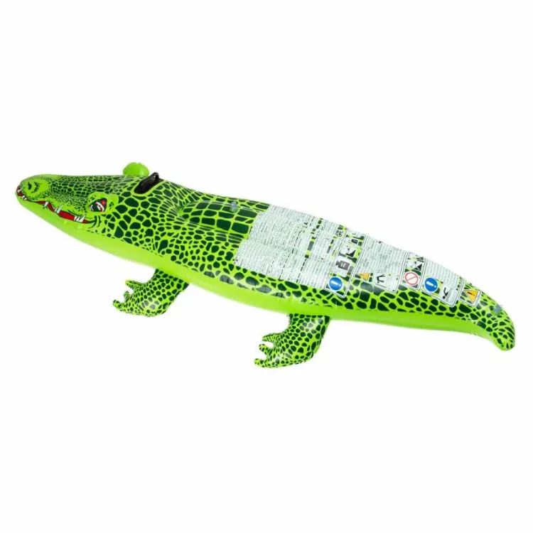 Dmuchany krokodyl do pływania SunClub Crocodile Rider 142x68cm zielony