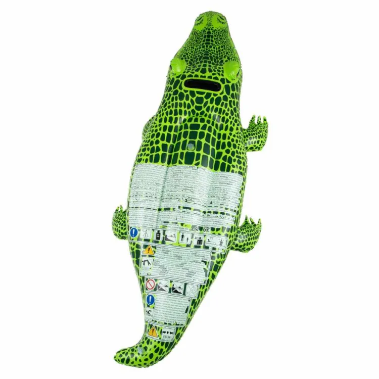 Dmuchany krokodyl do pływania SunClub Crocodile Rider 142x68cm zielony