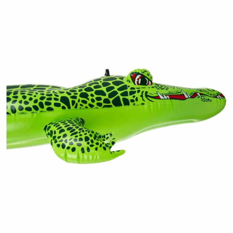 Dmuchany krokodyl do pływania SunClub Crocodile Rider 142x68cm zielony