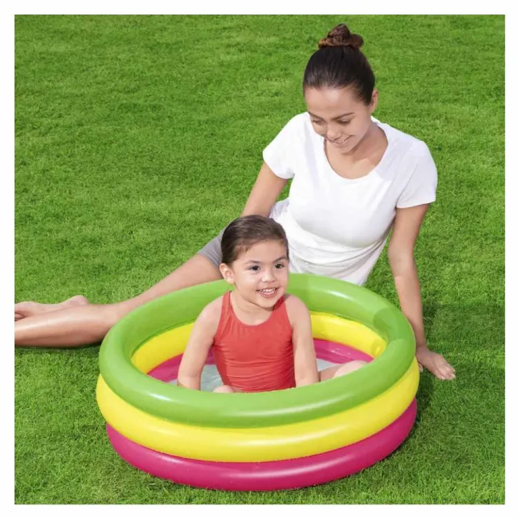 Basen dmuchany Bestway Swim Squad Kiddie Pool 70x24cm dla dzieci 2+ kolorowy