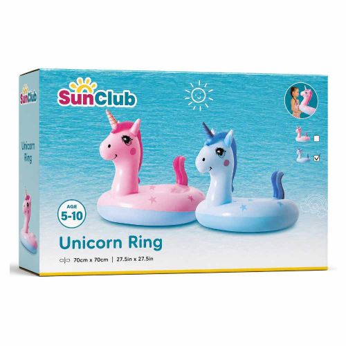 Koło do pływania Jednorożec Unicorn Ring 70 cm Sun Club dla dzieci 5-10 lat