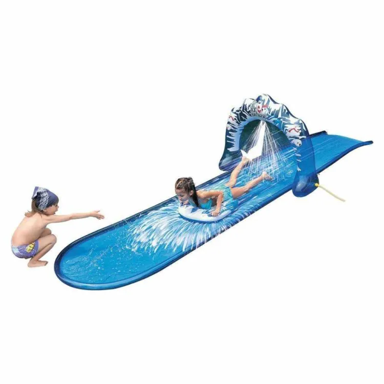 Ślizg wodny SunClub Ice Breaker 500x120cm z kurtyną wodną dla dzieci