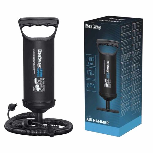 Pompka ręczna Bestway Air Hammer 62002 850ml dwukierunkowa z 3 końcówkami