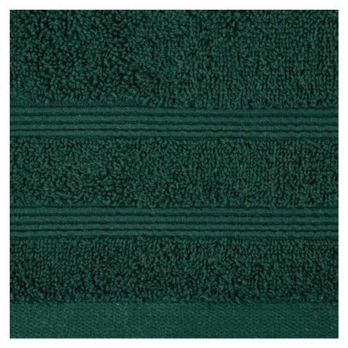 Ręcznik kąpielowy Eurofirany Aline 70x140cm bawełniany 500g/m² z bordiurą zielony