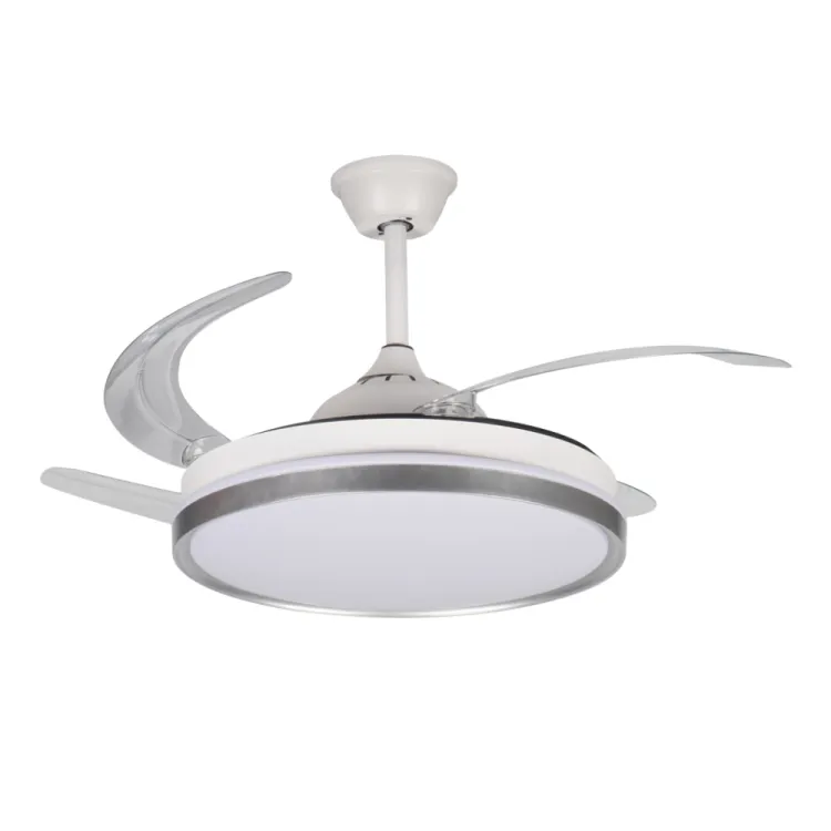 Plafon LED z wentylatorem Kanlux Plave INB49 CCT 36W 4400lm z pilotem biały