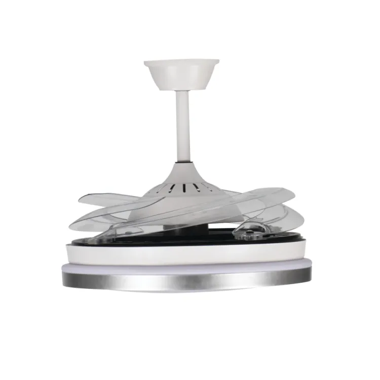 Plafon LED z wentylatorem Kanlux Plave INB49 CCT 36W 4400lm z pilotem biały