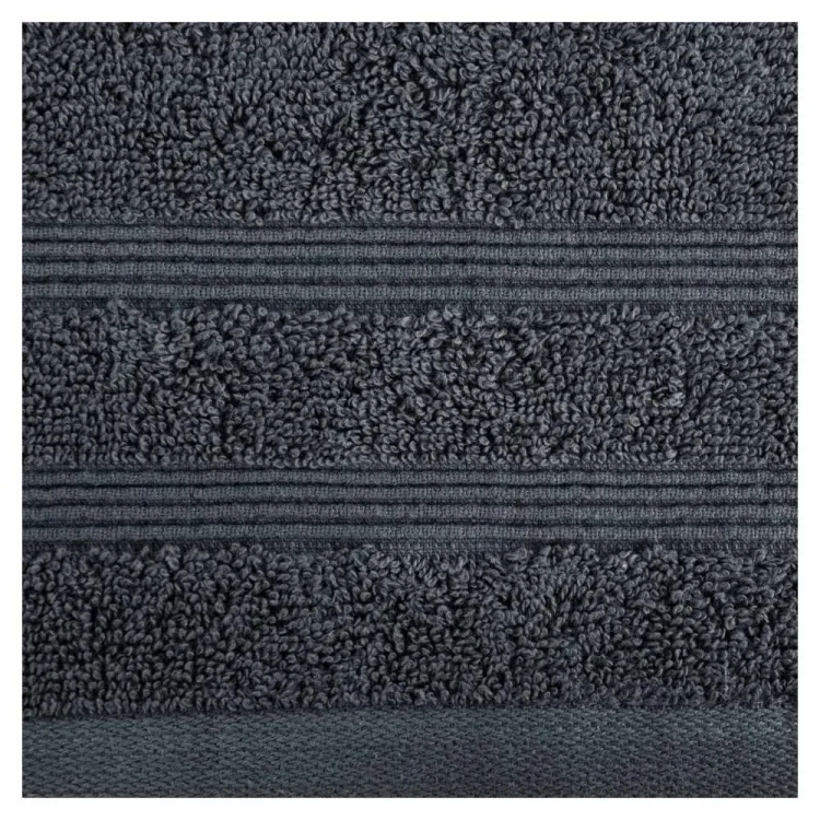 Ręcznik Eurofirany Aline 50x90cm grafitowy frotte 500g do łazienki