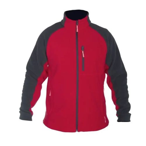 Bluza polarowa Lahti Pro LPBP1S czerwona szara 290 g/m² S