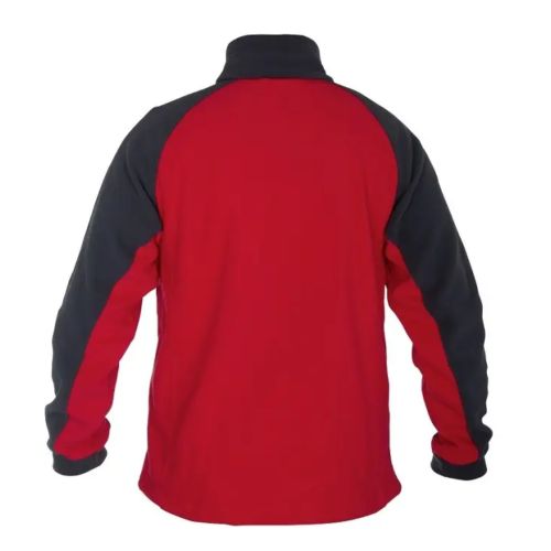 Bluza polarowa Lahti Pro LPBP12XL czerwona szara 290 g/m² 2XL