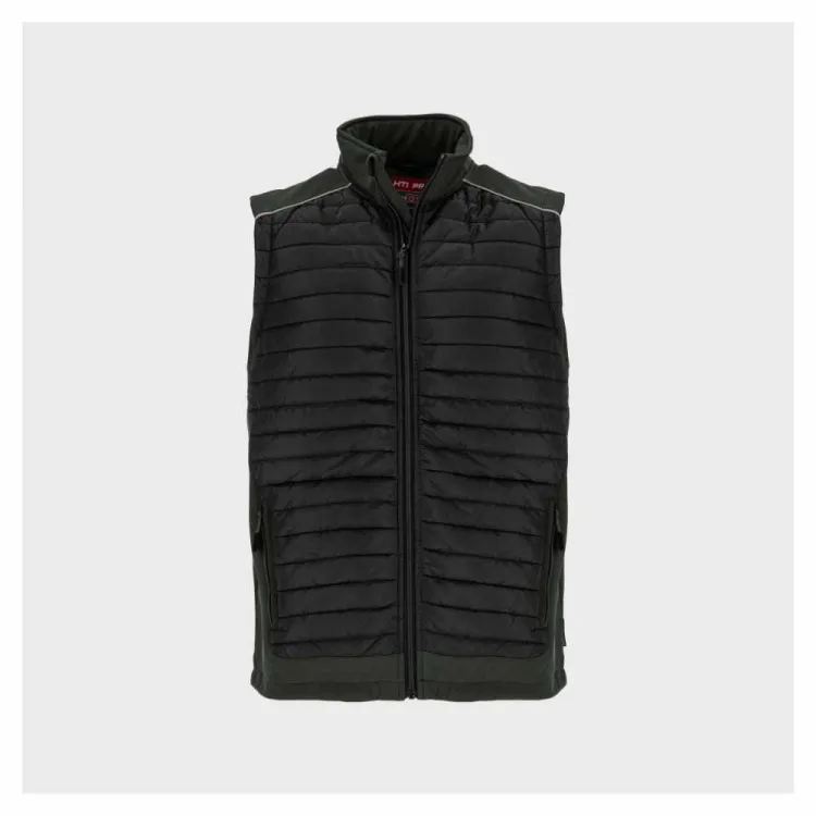 Kamizelka robocza Lahti Pro L4131806 softshell pikowana wodoodporna oliwkowa 3XL