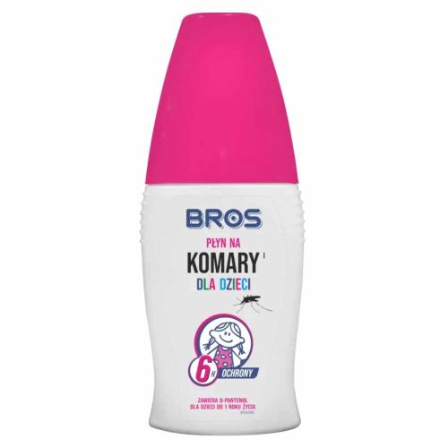 Płyn na komary Bros dla dzieci 50ml z d-panthenolem od 1 roku życia