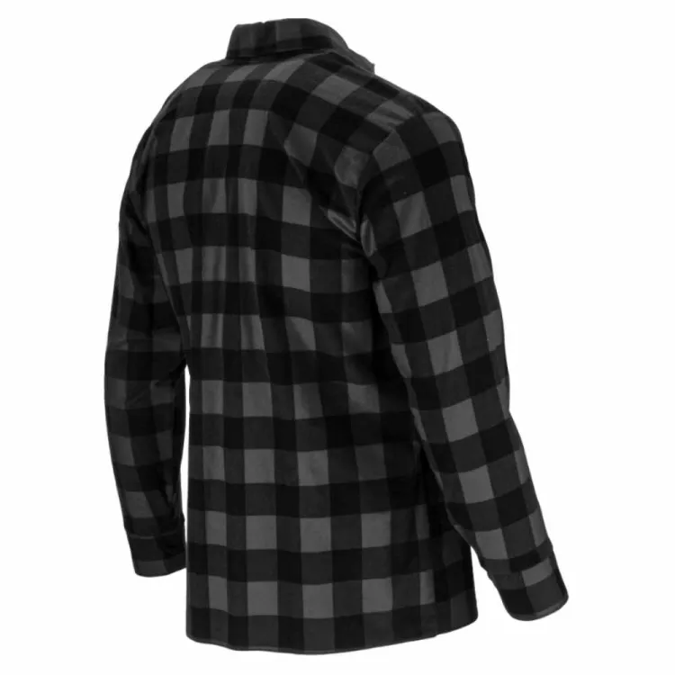 Koszula flanelowa Lahti Pro LPKF4S 100% bawełna długi rękaw szara 2XL