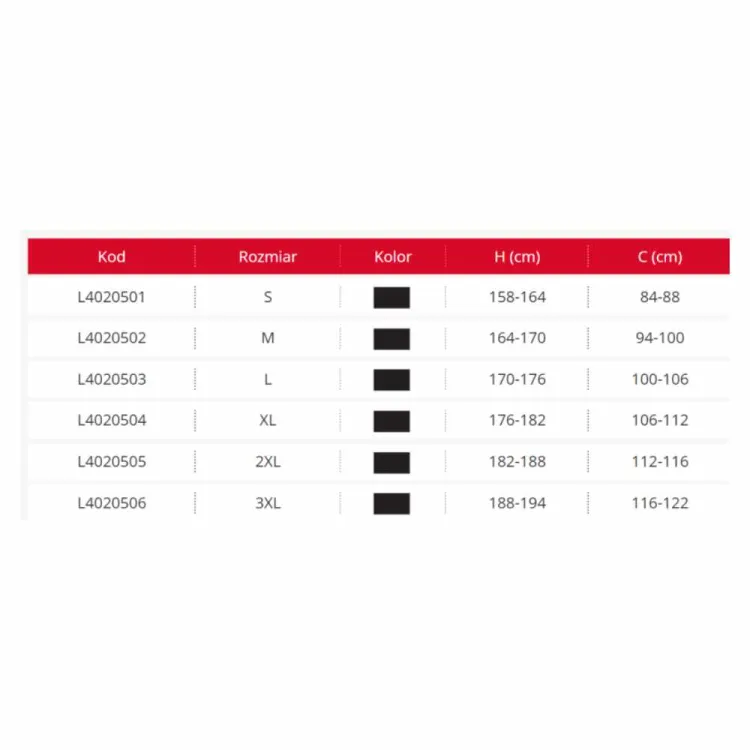 Koszulka T-shirt Lahti Pro 100% bawełna 180 g/m² czarna S