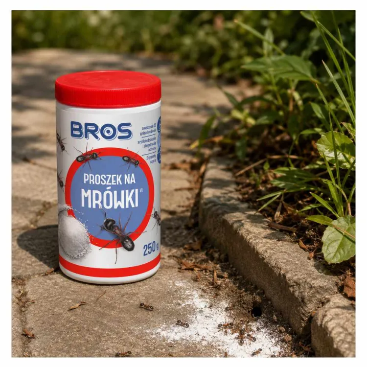 Proszek na mrówki Bros 250g z permetryną do rozsypywania i rozpuszczania