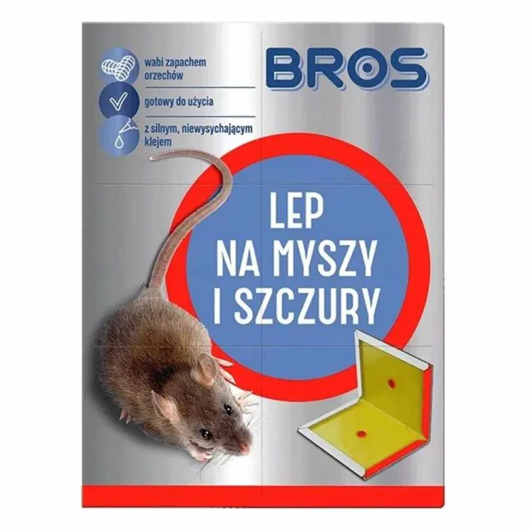 Lep na myszy i szczury z niewysychającym klejem odpornym na pogodę składany w tunel