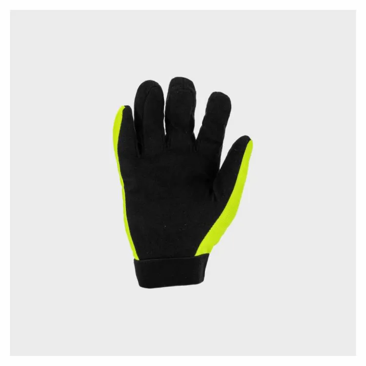Rękawice robocze Lahti Pro L280308K rozmiar 8 M fluorescencyjne żółte z pełnymi palcami
