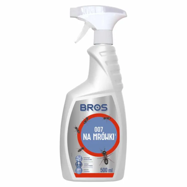 Preparat na mrówki Bros 007 500ml mikrokapsułkowany płyn do domu i ogrodu
