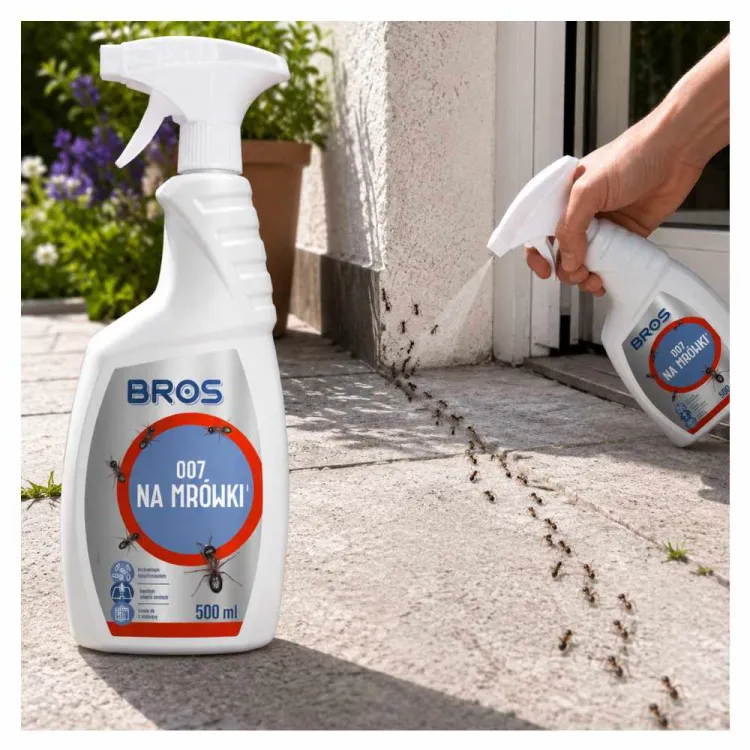 Preparat na mrówki Bros 007 500ml mikrokapsułkowany płyn do domu i ogrodu