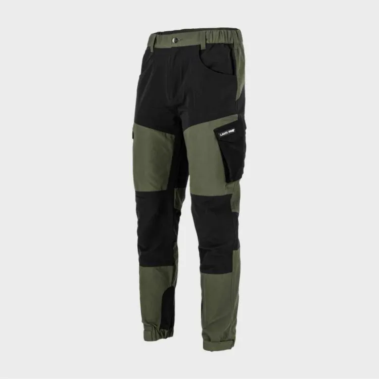 Spodnie robocze Lahti Pro L4053802 4 Way Stretch rozmiar M elastyczne oliwkowo czarne