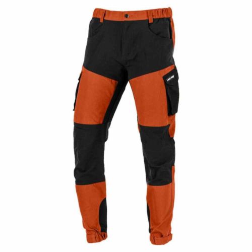Spodnie robocze Lahti Pro L4053902 4 Way Stretch rozmiar M elastyczne ceglasto czarne