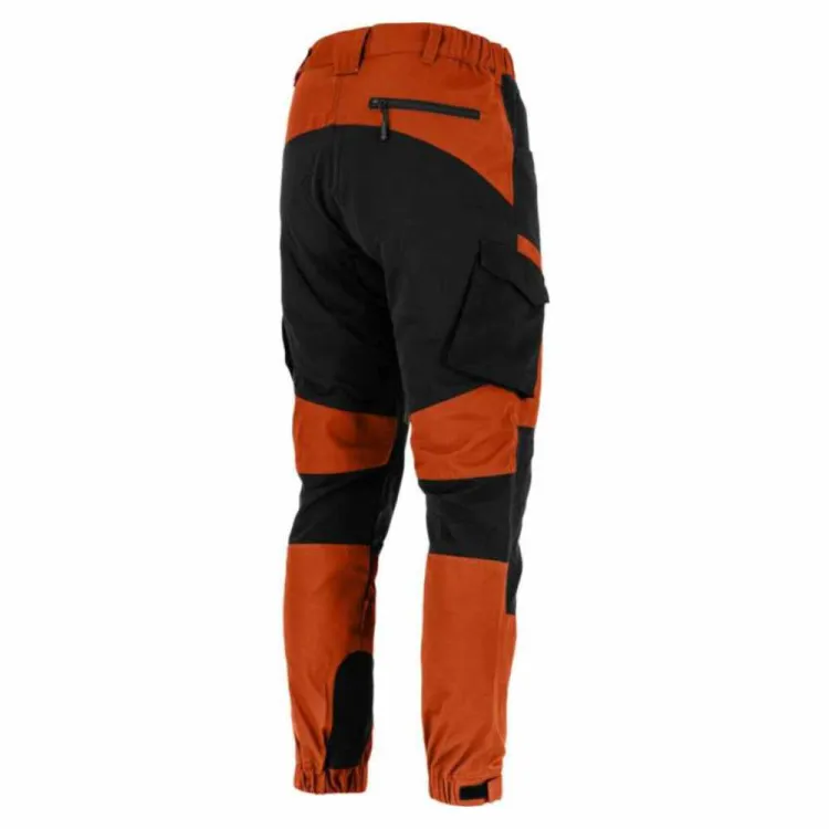 Spodnie robocze Lahti Pro L4053904 4 Way Stretch rozmiar XL elastyczne ceglasto czarne