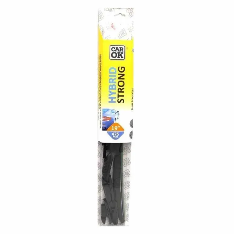 Pióro wycieraczki hybrydowe 475mm 19" Hybrid Strong 10 adapterów Car OK