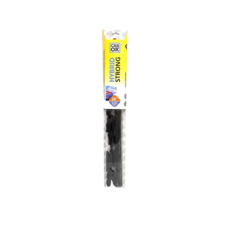 Pióro wycieraczki hybrydowe 650mm 26" Hybrid Strong 10 adapterów Car OK