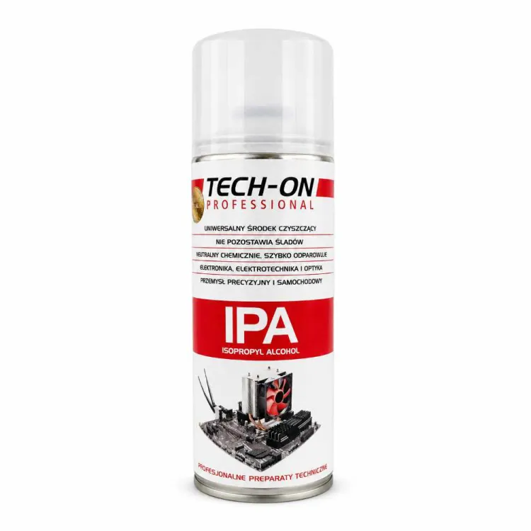 IPA alkohol izopropylowy elektronika samochody optyka spray 400ml Tech-On