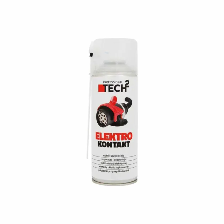 Elektro Kontakt spray do styków elektrycznych 400ml z aplikatorem Tech2
